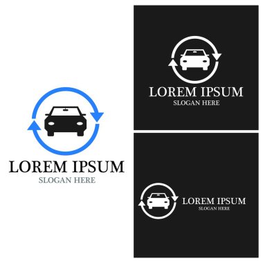 Otomatik araba Logo şablonu vektör çizim simgesi tasarım