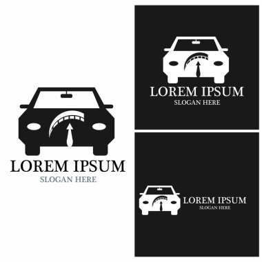 Otomatik araba Logo şablonu vektör çizim simgesi tasarım