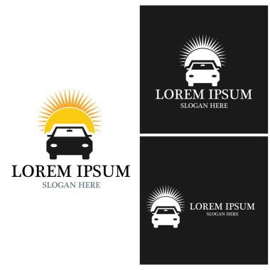 Otomatik araba Logo şablonu vektör çizim simgesi tasarım