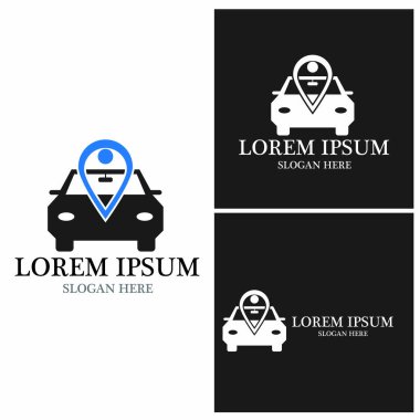 Otomatik araba Logo şablonu vektör çizim simgesi tasarım