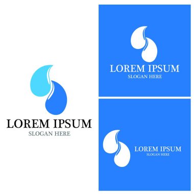 su damlası Logo Şablonu vektör çizimi tasarımı