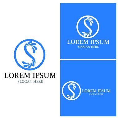 su damlası Logo Şablonu vektör çizimi tasarımı