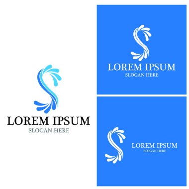 su damlası Logo Şablonu vektör çizimi tasarımı