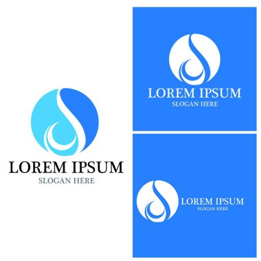 su damlası Logo Şablonu vektör çizimi tasarımı
