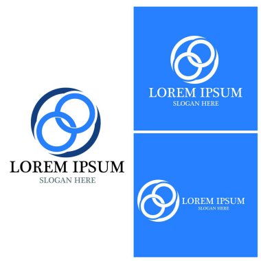 Sonsuzluk Tasarımı Vektör Simgesi Logo şablonu tasarımı