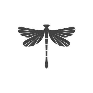 Yusufçuk resimleme simgesi tasarım şablonu vektörü