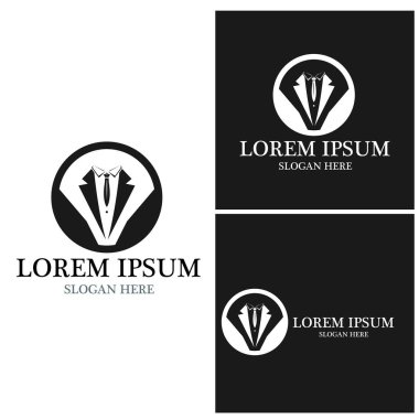 Smokin simgesi ve sembol vektör şablonu