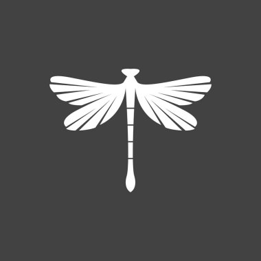 Yusufçuk resimleme simgesi tasarım şablonu vektörü