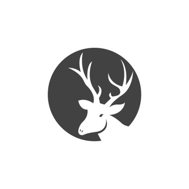 Geyik logosu vektör resmetme tasarımı