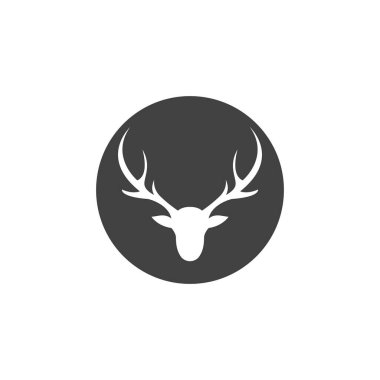 Geyik logosu vektör resmetme tasarımı