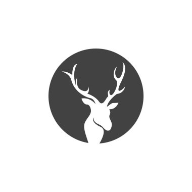 Geyik logosu vektör resmetme tasarımı