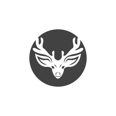 Geyik logosu vektör resmetme tasarımı