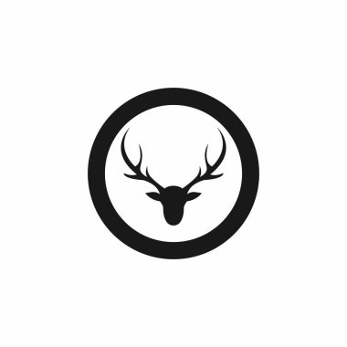 Geyik logosu vektör resmetme tasarımı