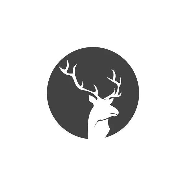 Logo Jelenia Szablon Wektor Ikona Ilustracja Projekt — Wektor stockowy
