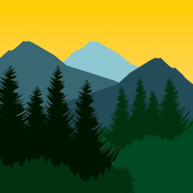 Basit Peyzaj Arkaplanı Resim Vektörü ResimleriComment