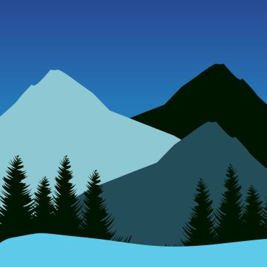 Basit Peyzaj Arkaplanı Resim Vektörü ResimleriComment