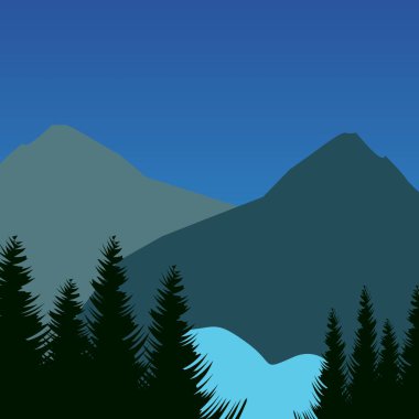 Basit Peyzaj Arkaplanı Resim Vektörü ResimleriComment