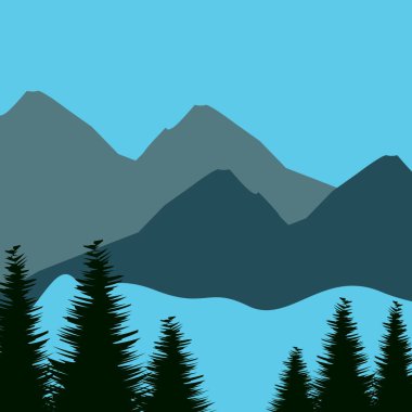 Basit Peyzaj Arkaplanı Resim Vektörü ResimleriComment