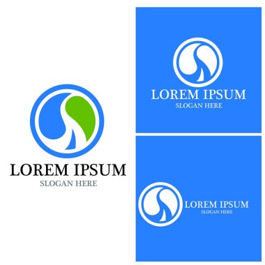 su damlası Logo Şablonu vektör çizimi tasarımı