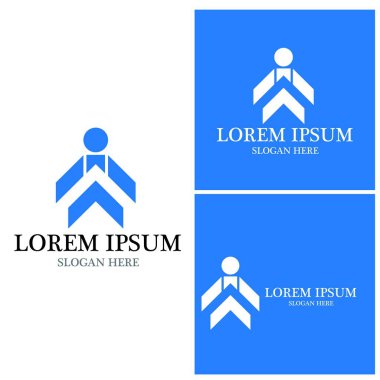 İş Adamları Başarı Logo Vektörü Şablonu
