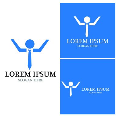 İş Adamları Başarı Logo Vektörü Şablonu