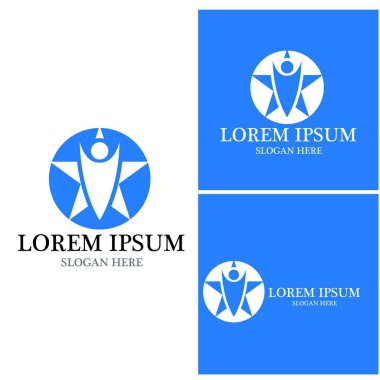 başarı insanlar Logo vektör şablon