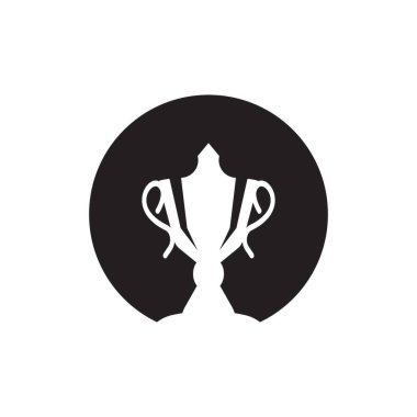 Ganimet Siyah Siluet Logo Vektörü şablonu 