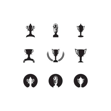 Ganimet Siyah Siluet Logo Vektörü şablonu 