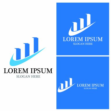 Business Finance Logo şablon vektör simgesi tasarımı