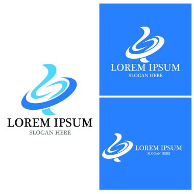 Çember simgesi ve sembol vektör şablonu