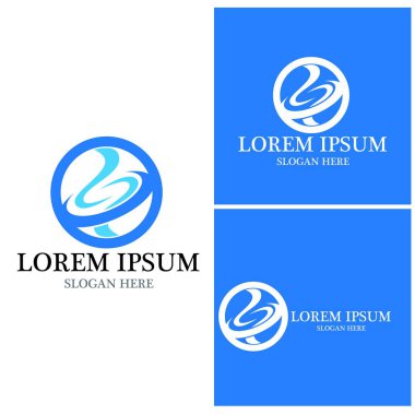 Çember simgesi ve sembol vektör şablonu