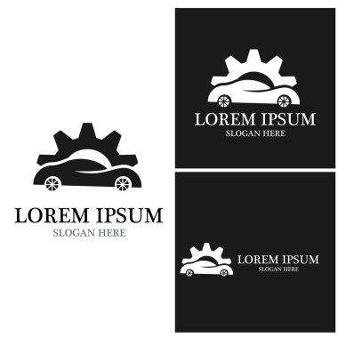 Otomatik araba Logo şablonu vektör çizim simgesi tasarım