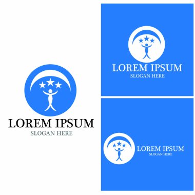 başarı insanlar Logo vektör şablon
