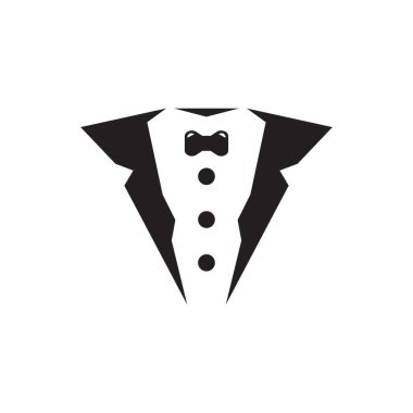 Smokin simgesi ve sembol vektör şablonu