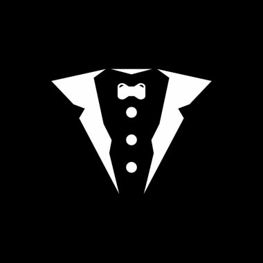 Smokin simgesi ve sembol vektör şablonu