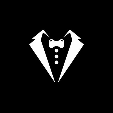 Smokin simgesi ve sembol vektör şablonu