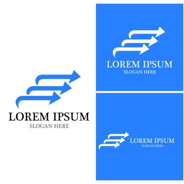 Ok vektör illüstrasyon simgesi Logo Şablonu tasarımı