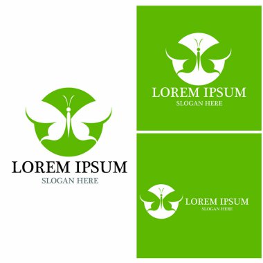 Güzellik Kelebeği Vektör simgesi tasarımı