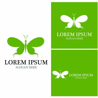 Güzellik Kelebeği Vektör simgesi tasarımı