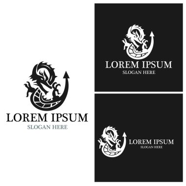 Dragon Logo Vector Template Illustration