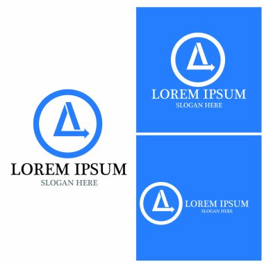 Ok vektör illüstrasyon simgesi Logo Şablonu tasarımı