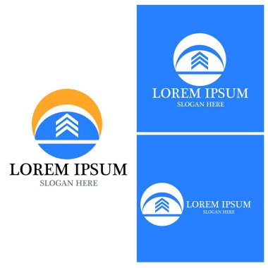 Ok vektör illüstrasyon simgesi Logo Şablonu tasarımı