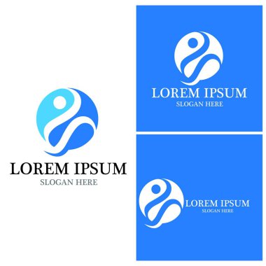 başarı insanlar Logo vektör şablon