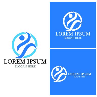 başarı insanlar Logo vektör şablon