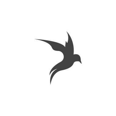 Swallow logo icon design vector image