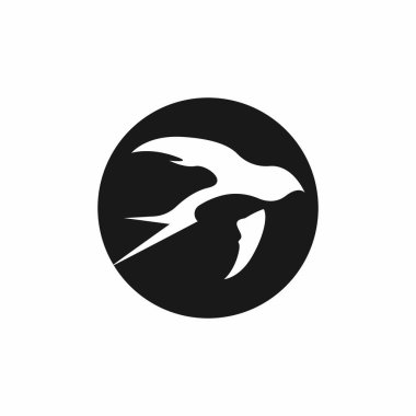 Swallow logo icon design vector image