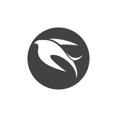 Swallow logo icon design vector image