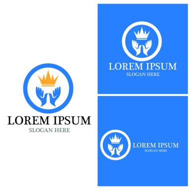 El bakımı insanları resimleme şablonu