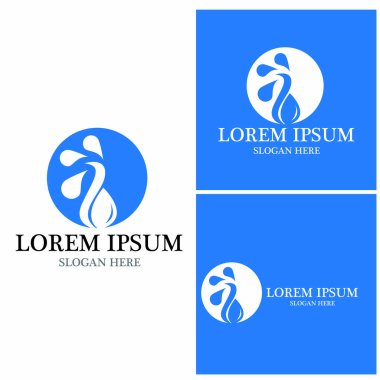 su damlası Logo Şablonu vektör çizimi tasarımı