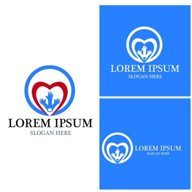 El bakımı insanları resimleme şablonu